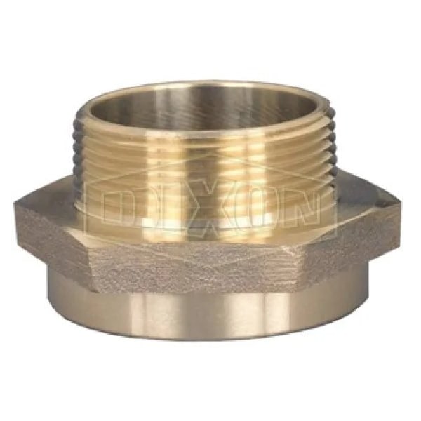 The Right Connection Hex Nipple, 2-1/2 in, FNYC x MNST, Cast Brass, Domestic