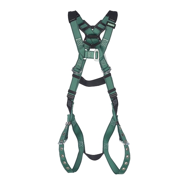V-FORM Harness, XL, 400 lb., Quick-Connect Chest/ Tongue Leg Straps, Back D-Ring