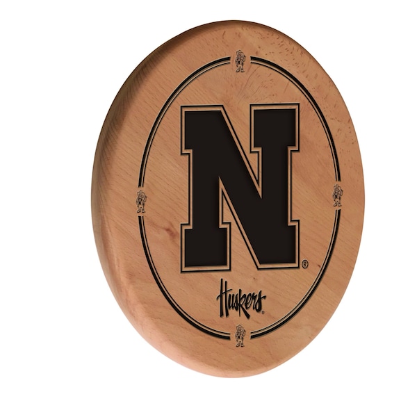 University of Nebraska 13" Laser Engraved Solid Wood Sign