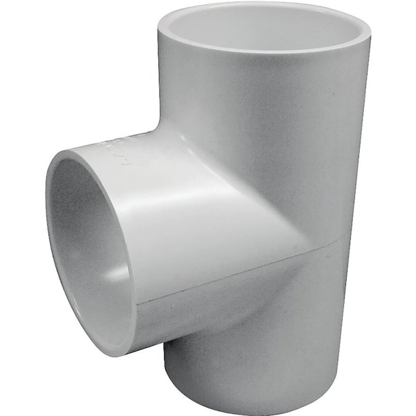 LASCO 401030BC Pipe Tee, 3 in, Slip, PVC, SCH 40 Schedule