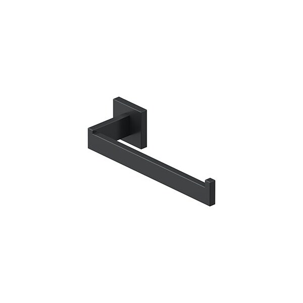 10-in TOWEL HOLDER, SINGLE POST, MM SERIES in Paint Black