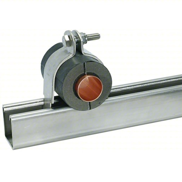 Insulated Strut Clamp, 1 5/8"OD, 3 7/8"W