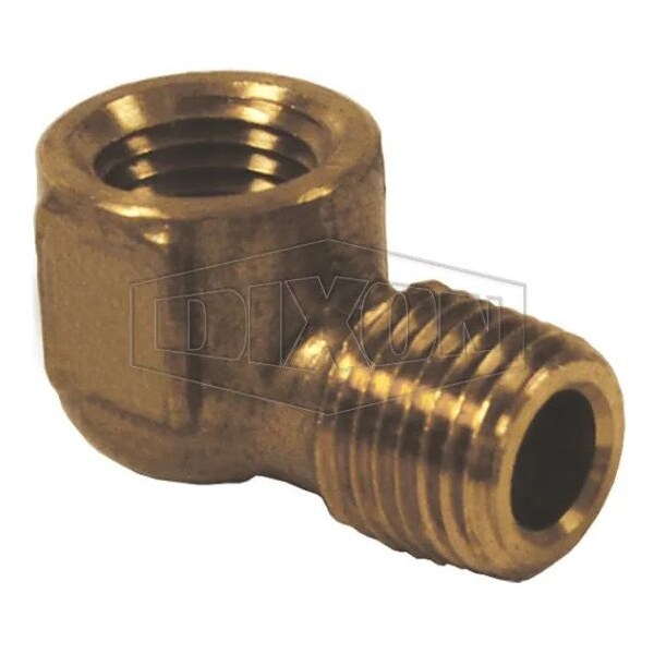 90Deg Street Elbow, 1/2 in Nominal, FNPT End Style, Brass