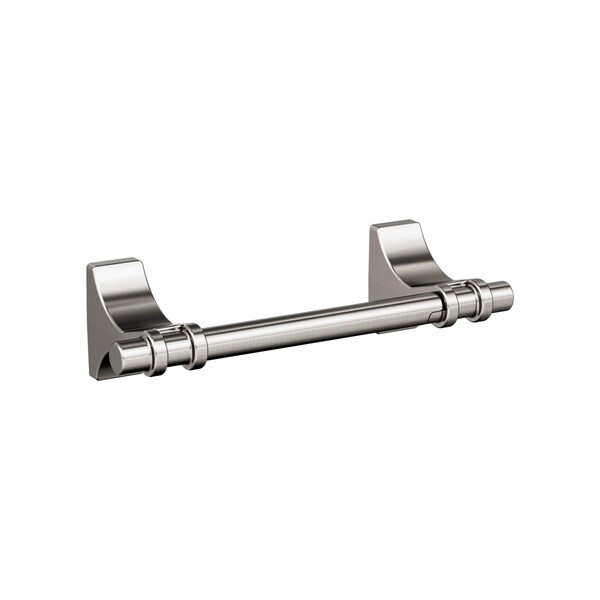 Davenport Brushed Nickel Transitional Pivoting Double Post Toilet Paper Holder