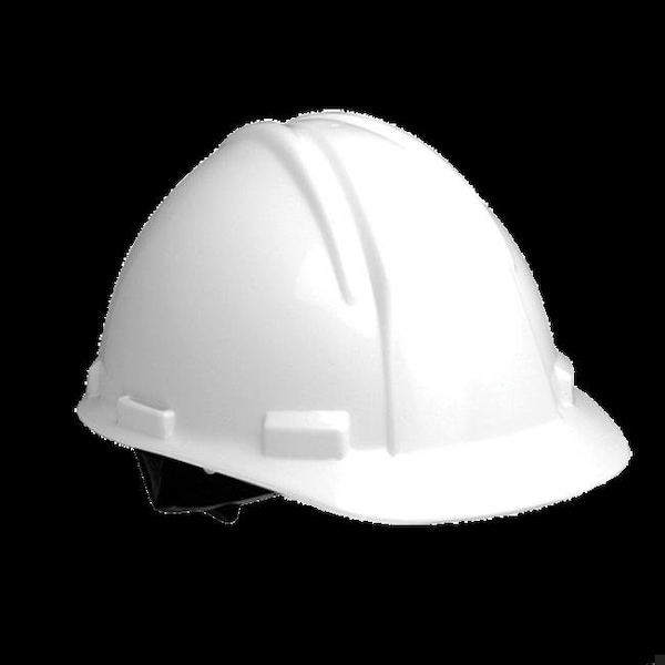 White Hardhat w/Side Prot CSA