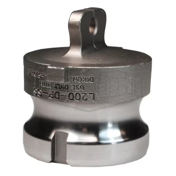 Vent-Lock Type DP Cam and Groove Dust Plug, 3 in Nominal, 316 SSss Steel