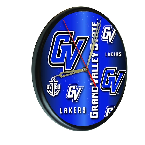 Grand Valley State University 13" Solid Wood Clock