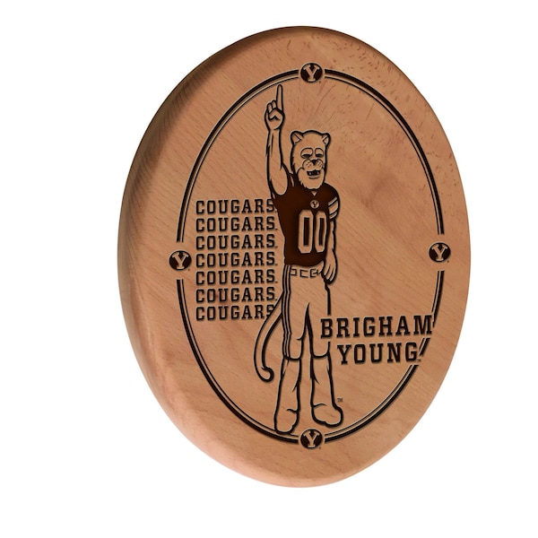 Brigham Young University 13" Laser Engraved Solid Wood Sign