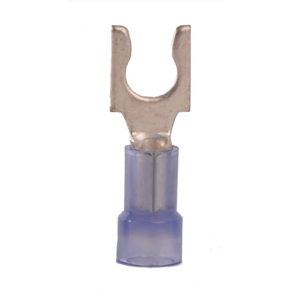 Fork Terminal, #10 Stud Size, 14 AWG, 600 V, Nylon Insulated, 1000 PK