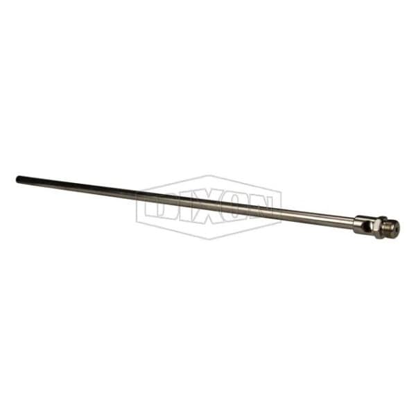 Blow Gun Extension, Nickel Plated, For Use with  Air Chief Lever Operated Blow Gun, 1/8 in MNPT, Ste