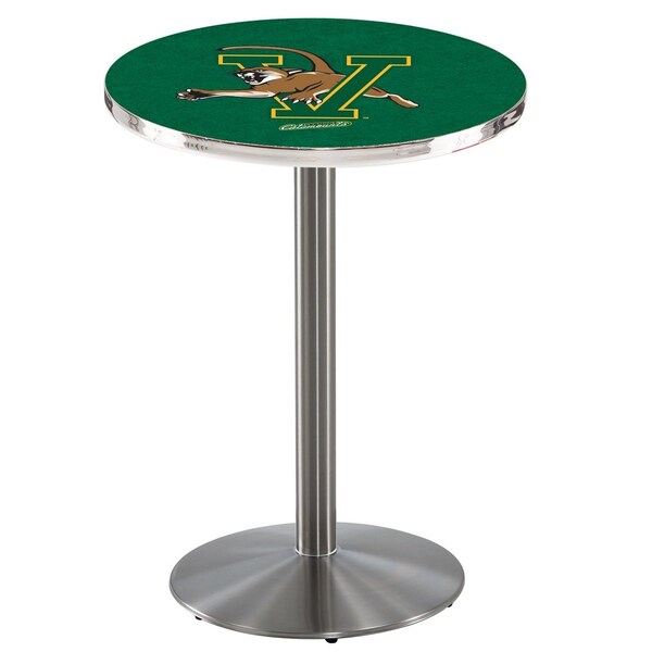 42" Stainless Steel Vermont Pub Table, 36" dia. Top