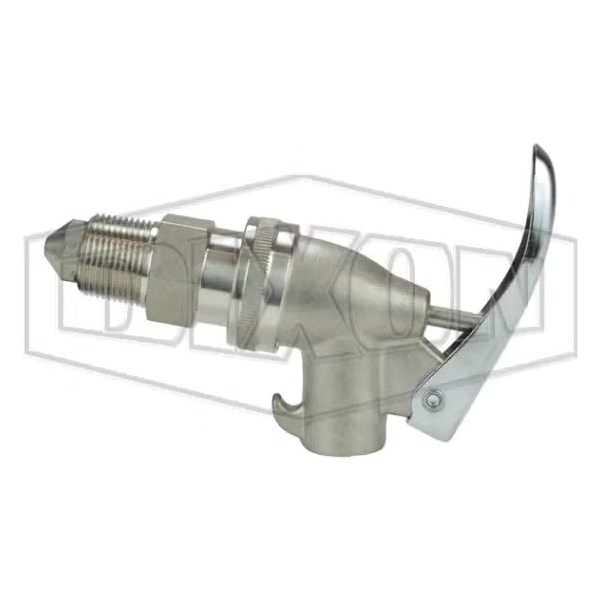 Heavy Duty Adjustable Drum Faucet, 3/4 in, NPT, Stainless Steel Body