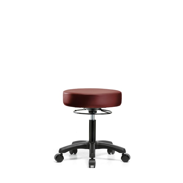 Vinyl Mini-Stool, Desk, Casters, Borscht