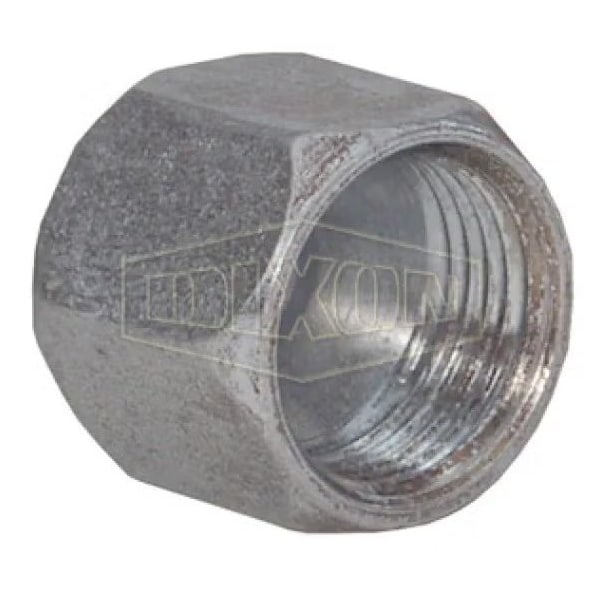 Cap, Female JIC Thread, 2-1/2-12 Thread, Steel, Domestic