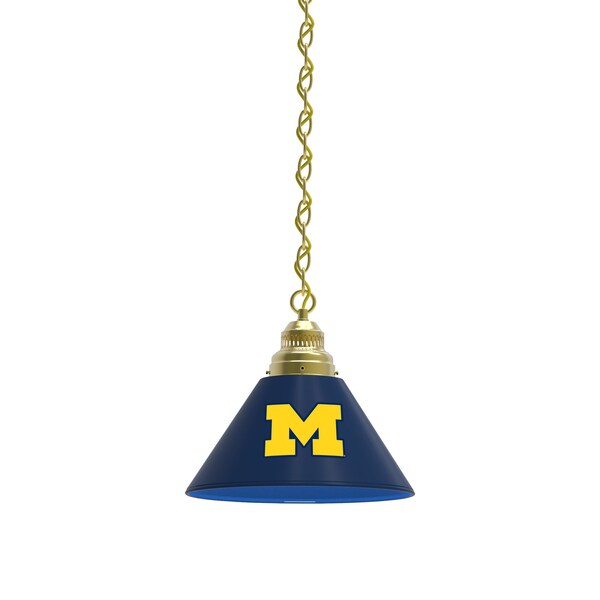 Michigan Pendant Light, Brass Fixture