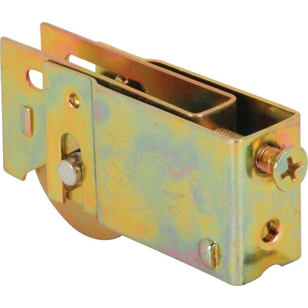 D 1762 Roller Assembly, 114 in Dia Roller, 516 in W Roller, Steel, 1Roller, Plain Back Mounting
