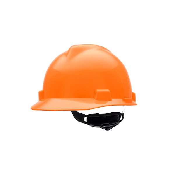 V-Gard Slotted Cap, HDPE, Fas-Trac III Suspension, Type I, Class E, Orange (11.8in L x 9in W)