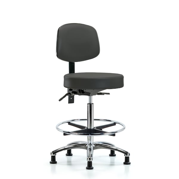 Ben Stool, Hi, Vinyl, Bk, CF, Gld, Gry