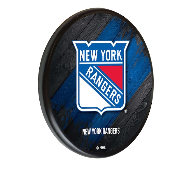 New York Rangers 13" Solid Wood Sign