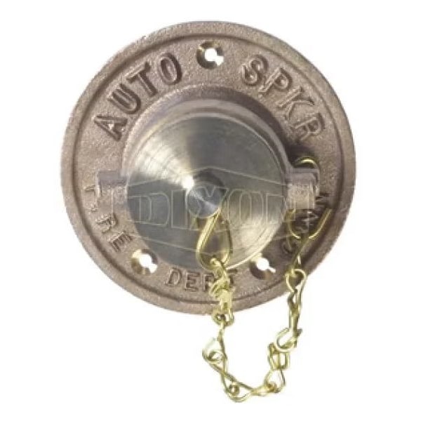 The Right Connection 23-197 Single Inlet Sprinkler Connection, 1-1/2 in, FNST x FNPT, Cast Brass, Do
