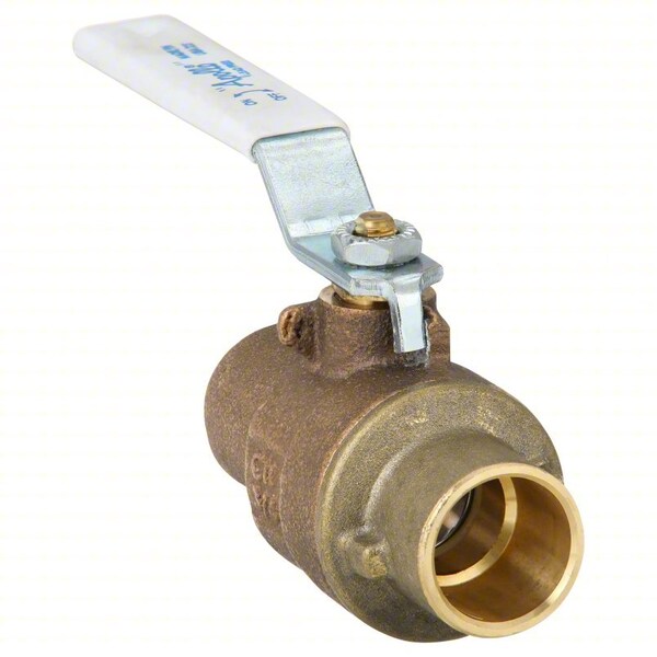 3/4" Sweat Bronze Ball Valve 2-Way