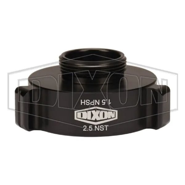 Style N37 Rocker Lug Hydrant Adapter, 2-1/2 x 1-1/2 in, Female NST NH x MNPSH Connection, Hardcoat