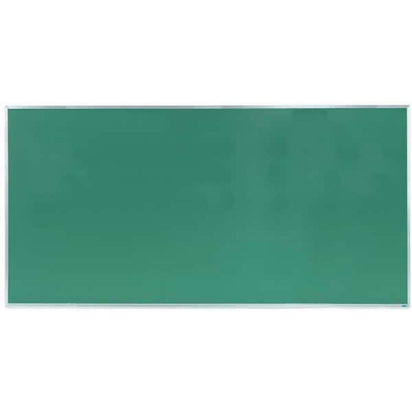 Composition Chalkboard Satin Anodized Aluminum Frame 48"x96" Green