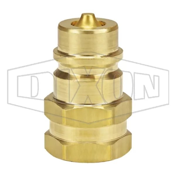 1/2 ISO-A PLUG, 1/2 F-NPTF BRASS