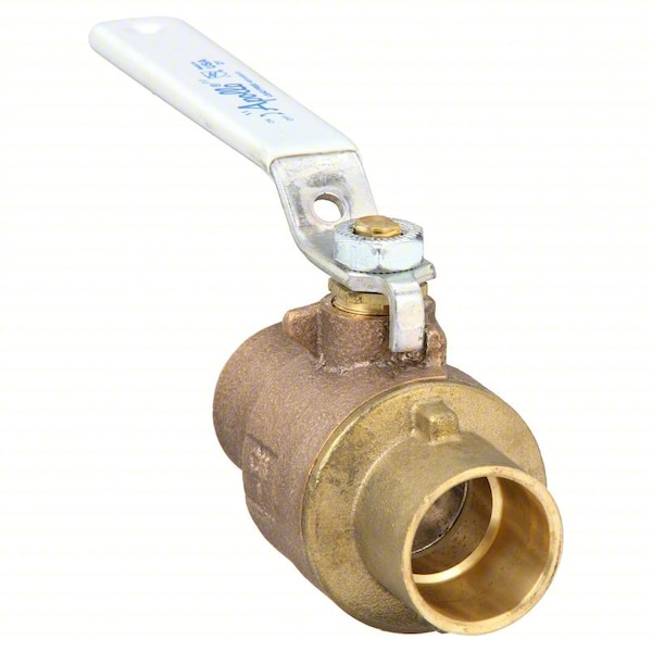 1" Sweat Bronze Ball Valve 2-Way