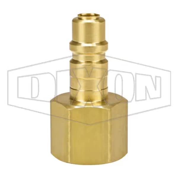 DF Series Industrial Female Quick Disconnect Pneumatic Plug, 3/4-14 Nominal, Quick Disconnect Plug x
