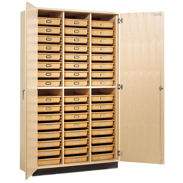 Tray Cabinet Storage Cabinet, 84 in H, 48 in W