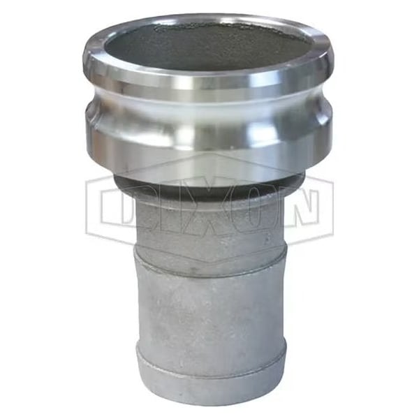 Type E Cam and Groove Reducing Coupler, 5 x 4 in Nominal, Male Adapter x Hose Shank End Style, Alumi
