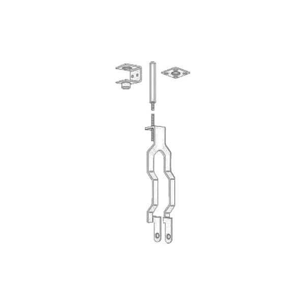 Header Bolt with 1-1/2 in. Backset for 7' Doors