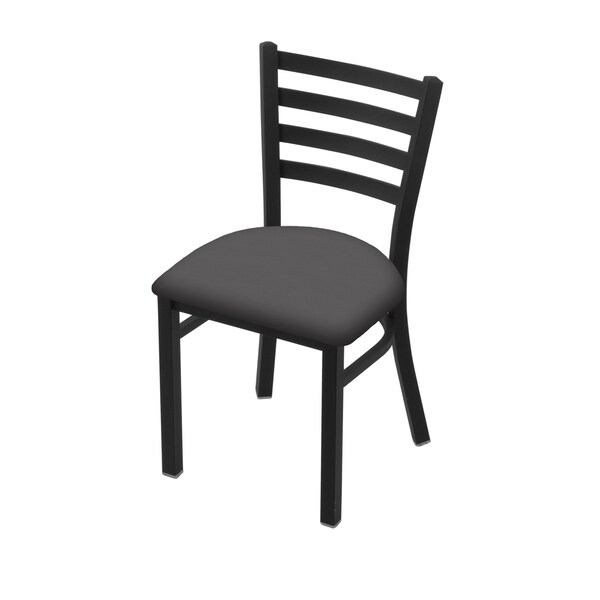400 Jackie 18" Chair with Black Wrinkle Finish and Canter Storm Seat