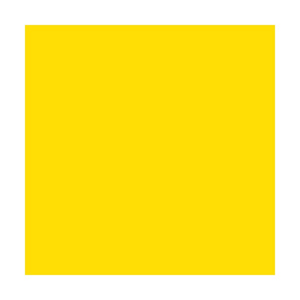 Square Picnic Table, Yellow, In Ground Mount, 46 in