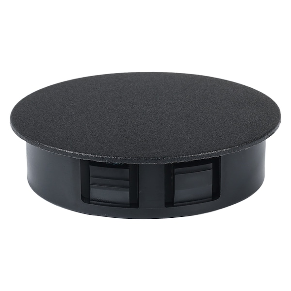Hole Plug, Hole D 2 1/2 In, Blk, PK25