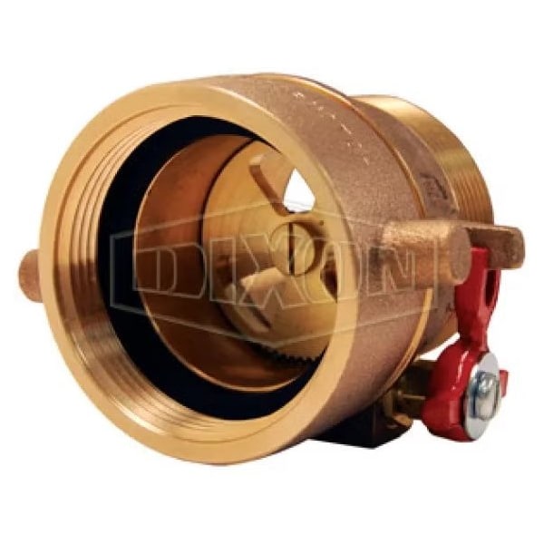 Adjustable Pressure Restricting Device, 1-1/2 in, Male NST NH x Female NST NH, Brass, Domestic
