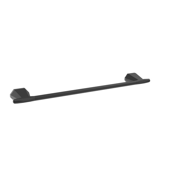 St. Vincent Matte Black Contemporary 18 in 457 mm Towel Bar