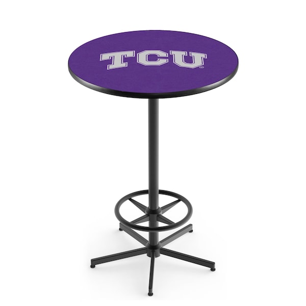 42" Black TCU Pub Table