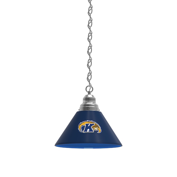 Kent State Pendant Light, Chrome Fixture