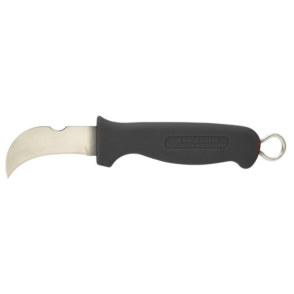 Hawkbill Cable Splicer Knife, Charcoal H