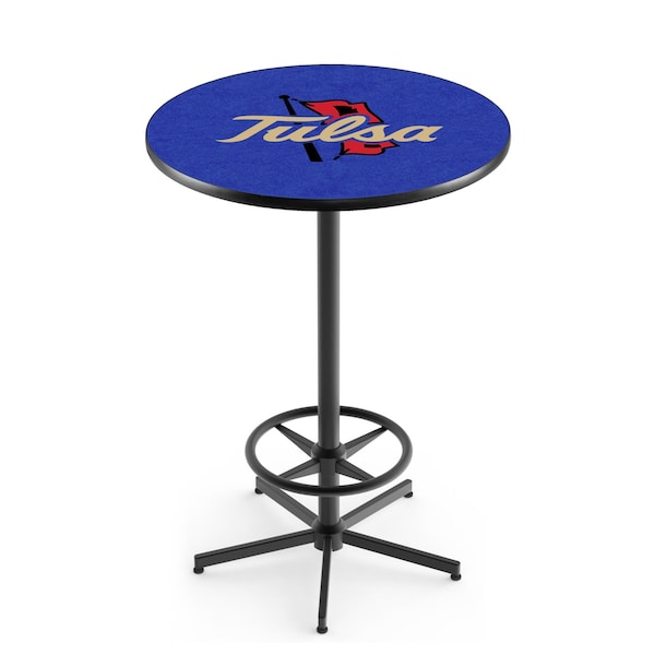 42" Black Tulsa Pub Table