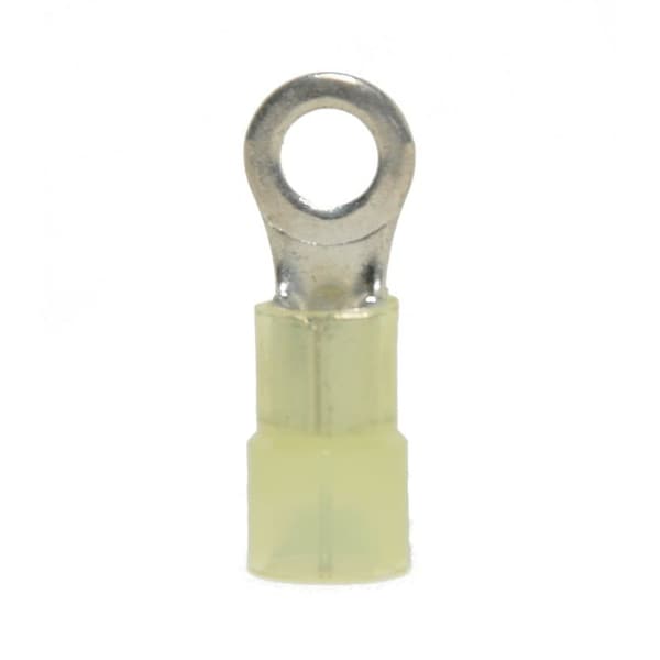 Ring Terminal, #10 Stud Size, 10 AWG, 600 V, Nylon Insulated, 1000 PK