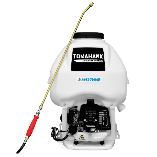 6.5 gal Backpack Sprayer, 63 in L Hose, 24 in L Wand, Fan Nozzle Spray Pattern