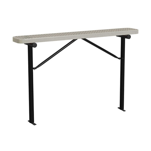 Benchw/oBack, Ingroud Mount, 6ft, Sandstone