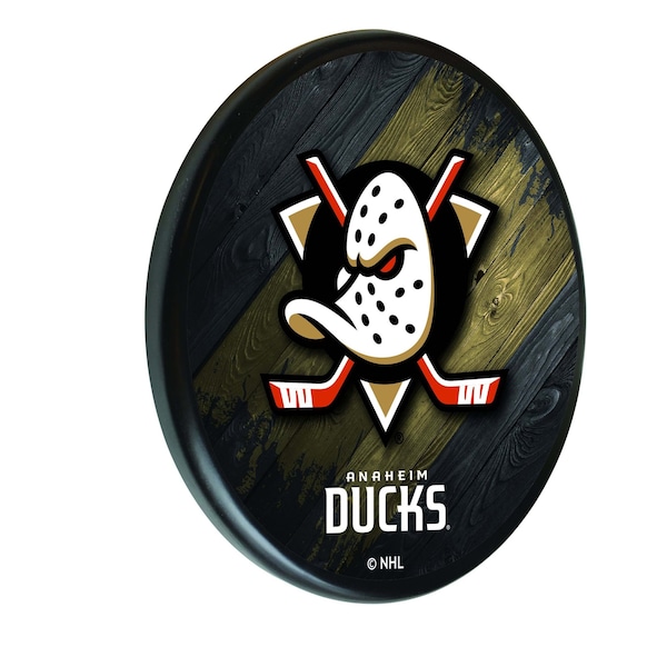 Anaheim Ducks 13" Solid Wood Sign