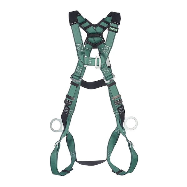 V-FORM Harness, M, 400 lb., Quick-Connect Chest/ Qwik-Fit Leg Straps, Back, Hips D-Ring