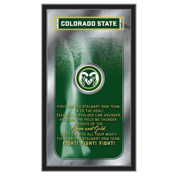 Colorado State 26" x 15" Fight Song Mirror