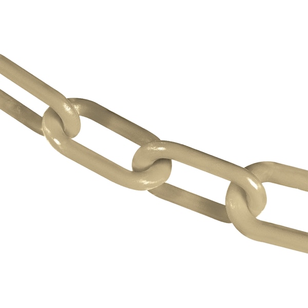 3" x 100' Army Tan Plastic Safety Chain
