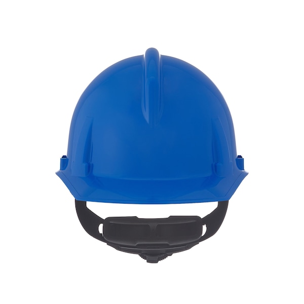 Topgard Hard Hat Cap Style, Polycarbonate, Fas-Trac III, Type 1, Class E, Blue